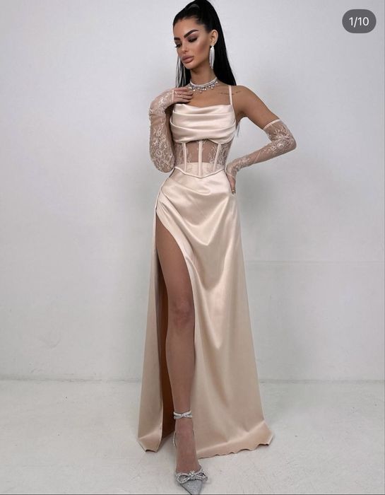 Сукня - комплект. Вечірня, на Новий рік. Корсет + спідниця + рукавички