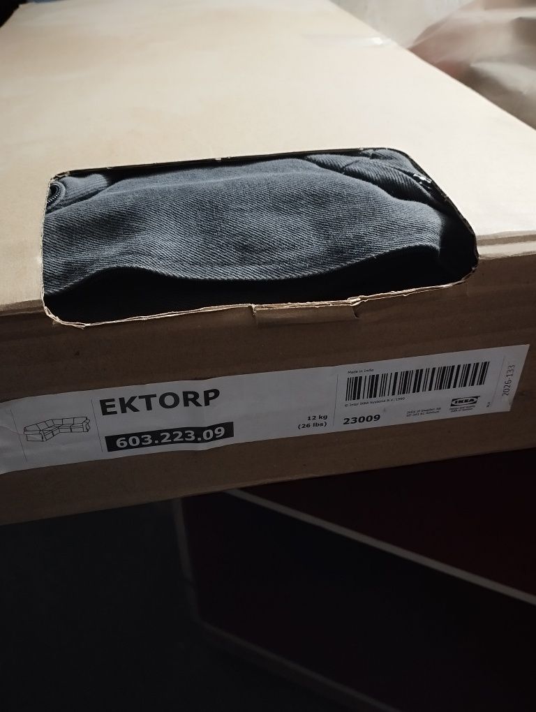 Pokrowiec na sofę narożna Ikea ektorp 2+2
