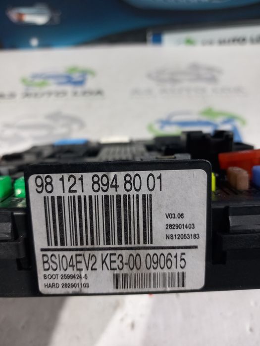 Caixa de fusíveis Peugeot Partner Citroën Berlingo