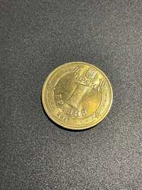 Монета 1 гривня 2015р.