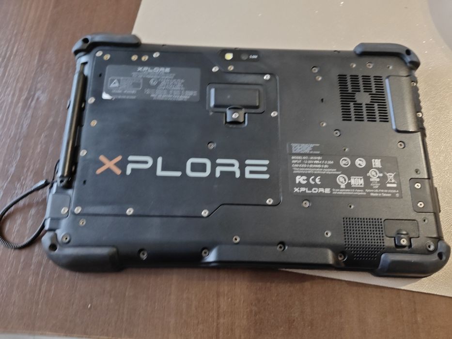 Pancerny tablet xplore SIM ethernet ix101b1 android stacja dokująca