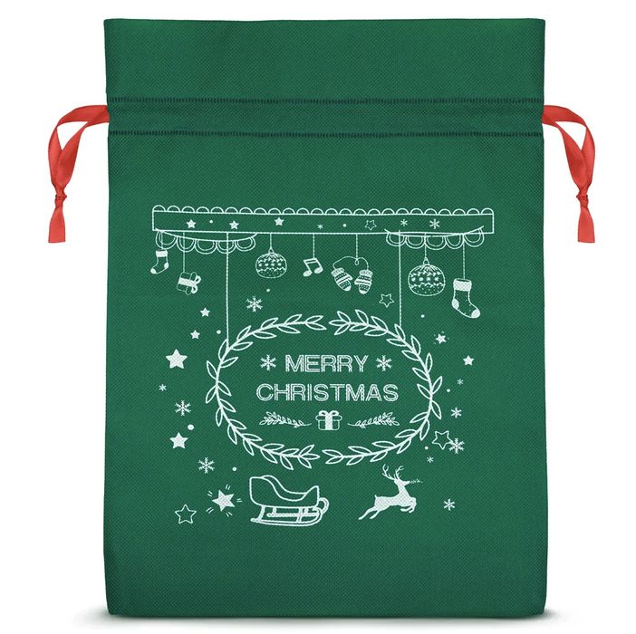 Worki na prezenty świąteczne torebki na prezent pod choinkę 8szt