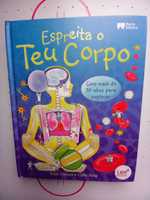 Livro " ESPREITA O TEU CORPO " c/ abas - Katie Daynes e Colin King