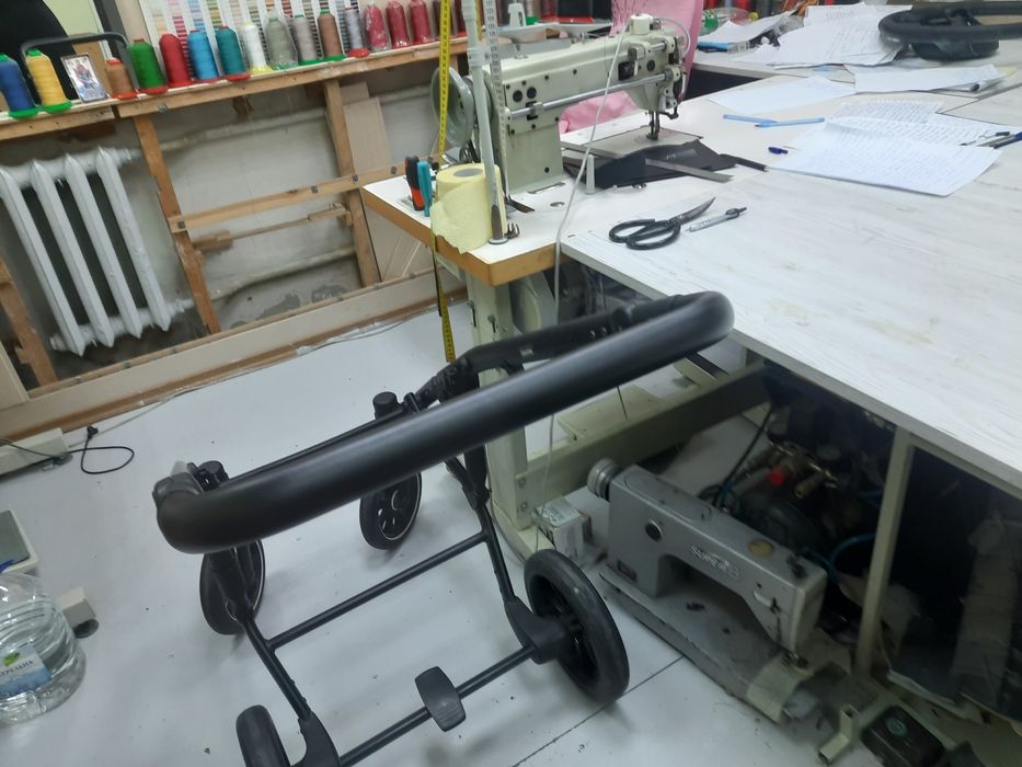 Перетяжка,обшивка,реставрація ручки бампера коляски Cybex,Mutsy,Joolz