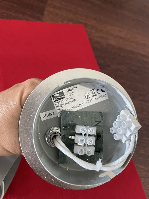 Par de focos de parede