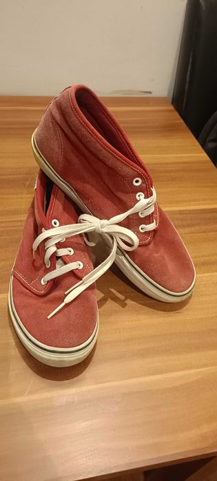 Buty Vans Chukka Low męskie 43 / US 9.5 czerwone zamszowe sneakersy
