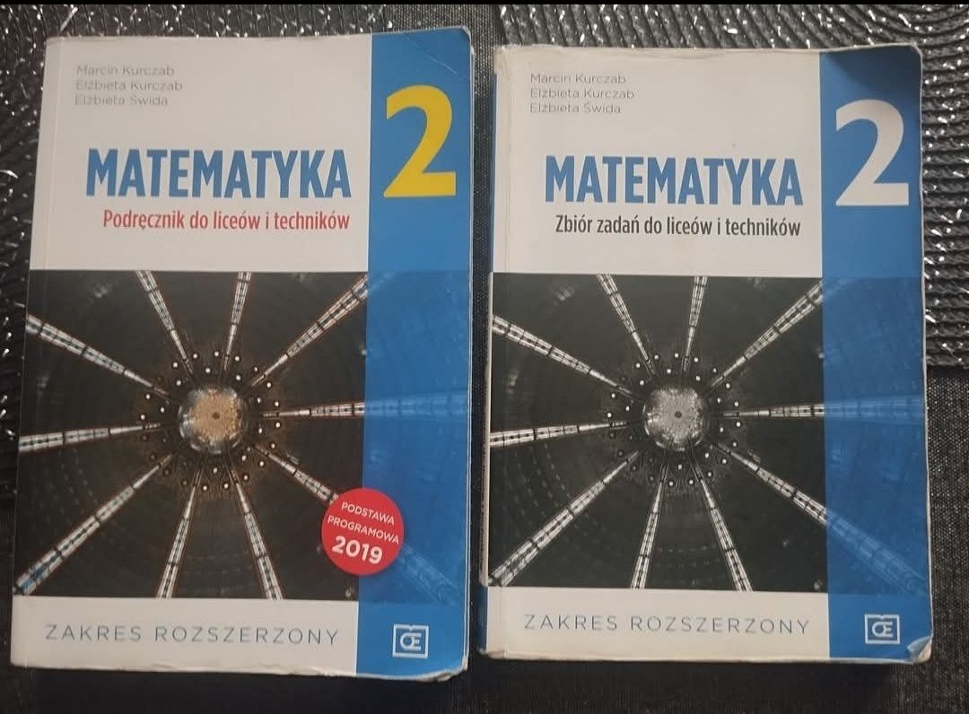 Matematyka 2 podręcznik, zbiór zadań,zakres rozszerzony