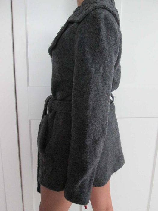 Avellini wełniany płaszcz płaszczyk vintage kurtka 100% wool M L 38 40