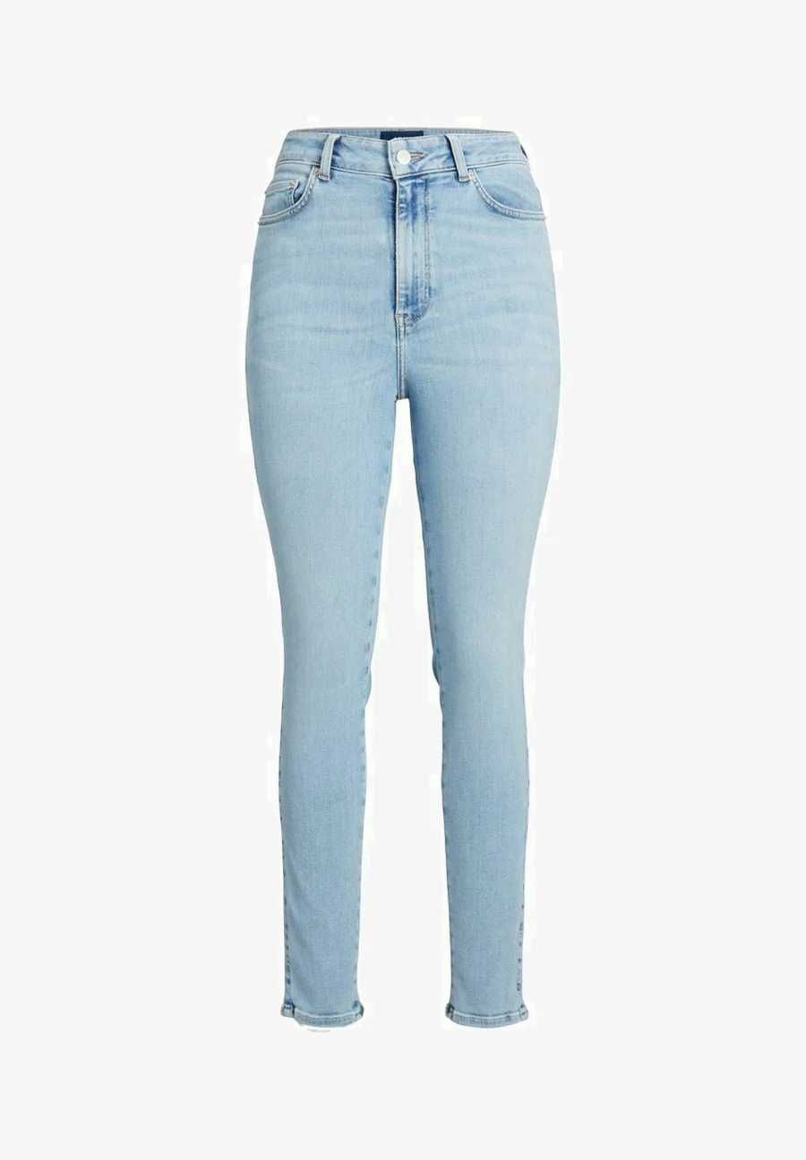 JJXX damskie jeansy skinny wysoki stan L/30 niebieskie