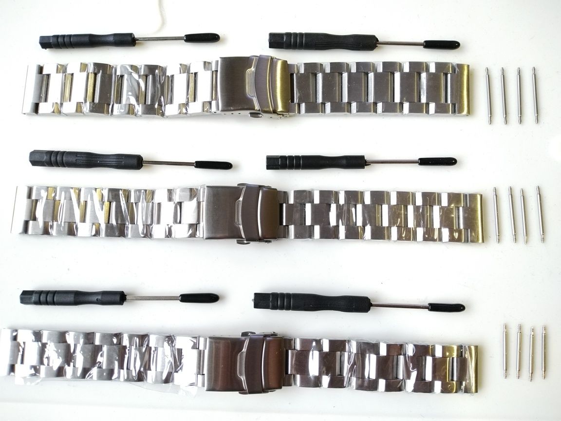 Super bransoleta stalowa do zegarka 18 mm, 20 mm, 22 mm, 24 mm