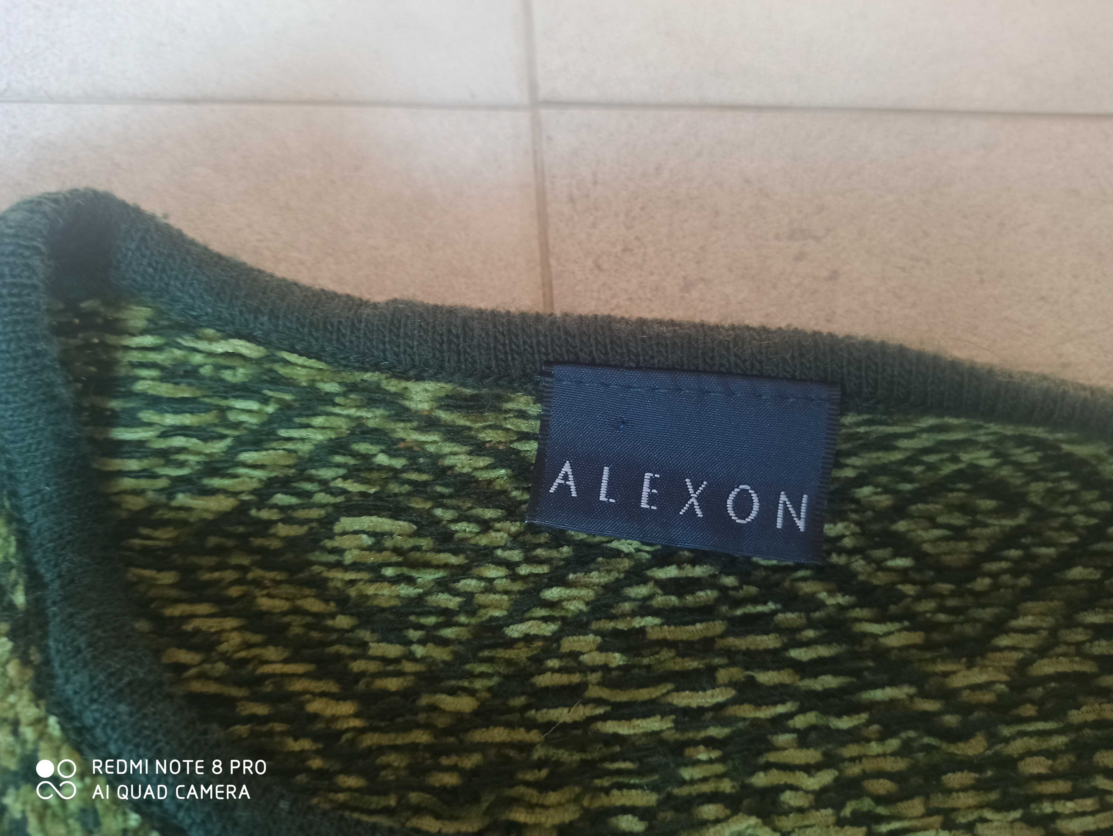 zielone wdzianko, sweterek ALEXON rozm s