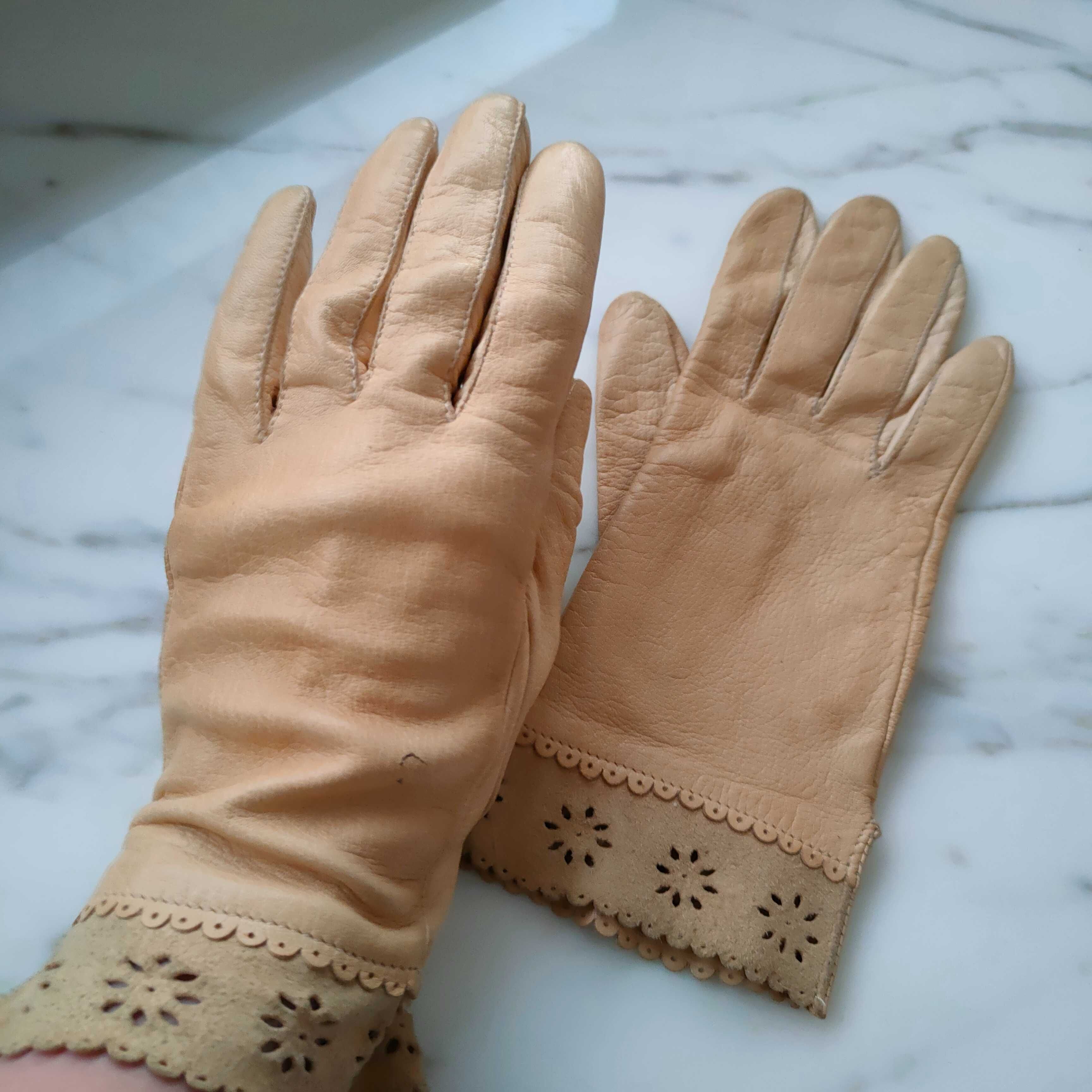 Натуральна шкіра жіночі рукавички перчатки