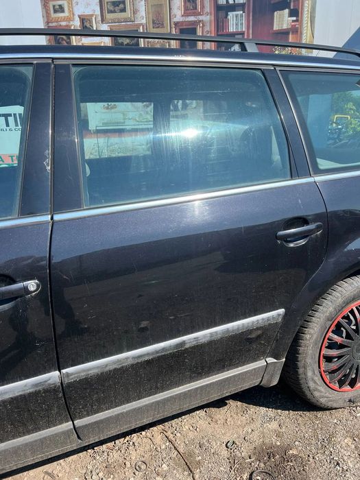 Drzwi tylne lewe Volkswagen Passat B5 lift KOMBI !! Czarne, kompletne !! KOMBI