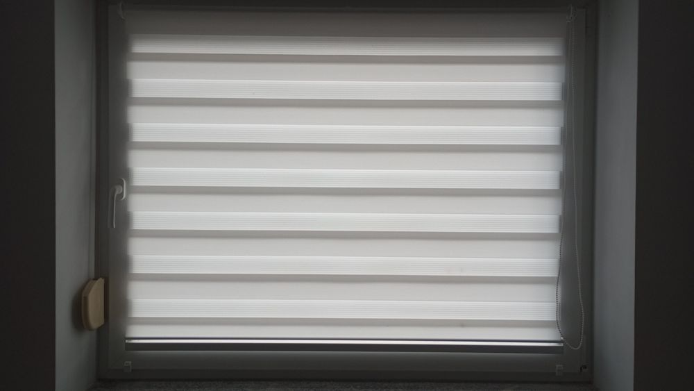 Rolety rzymskie białe