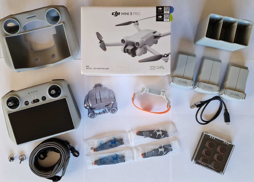 Drone Dji Mini 3 PRO (selado/novo) + Dji RC + Extras