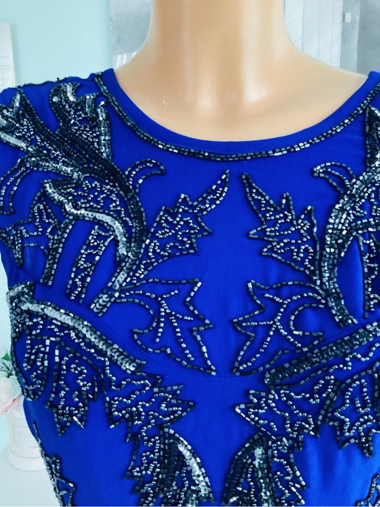 Lace & Beads wizytowa piękna sukienka zdobiona