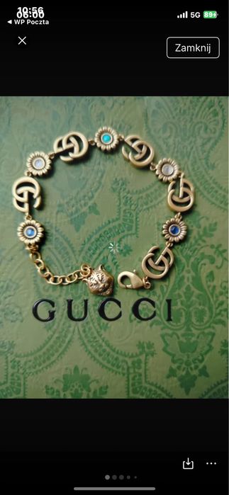 Piękna Bransoletka Gucci