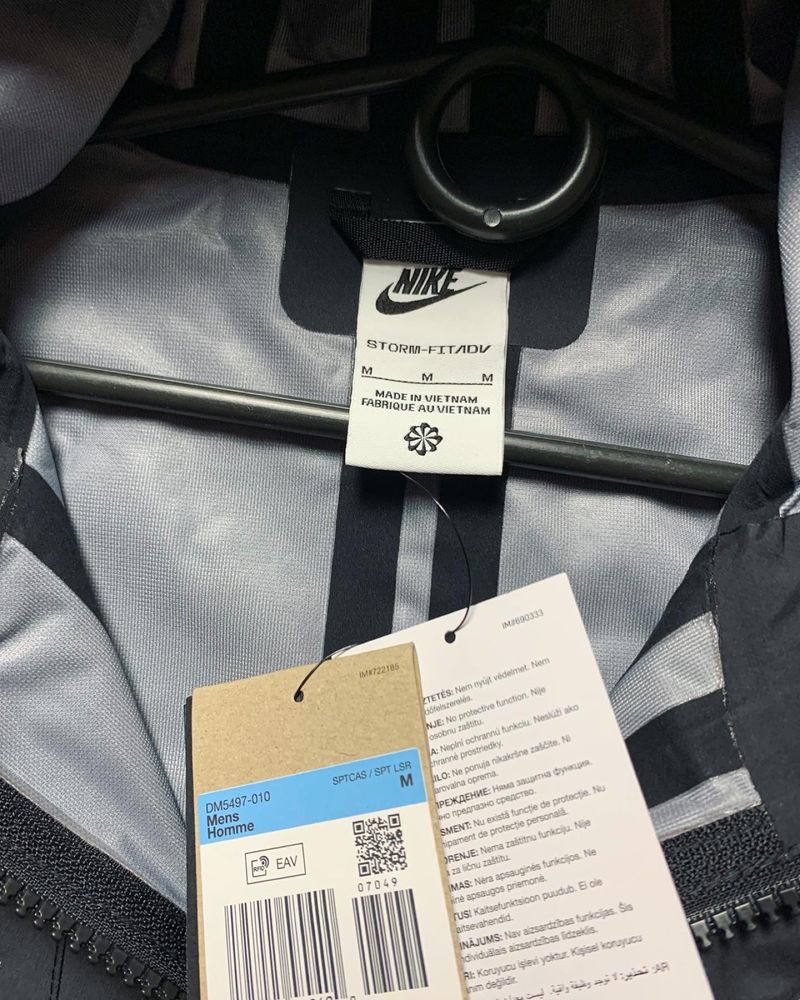 Куртка Nike tech pack fleece мембрана