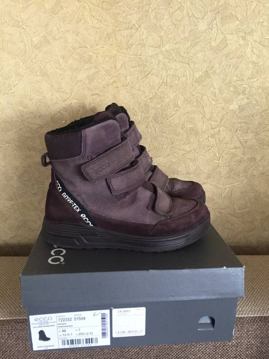 Сапоги Ecco 32р. 20см