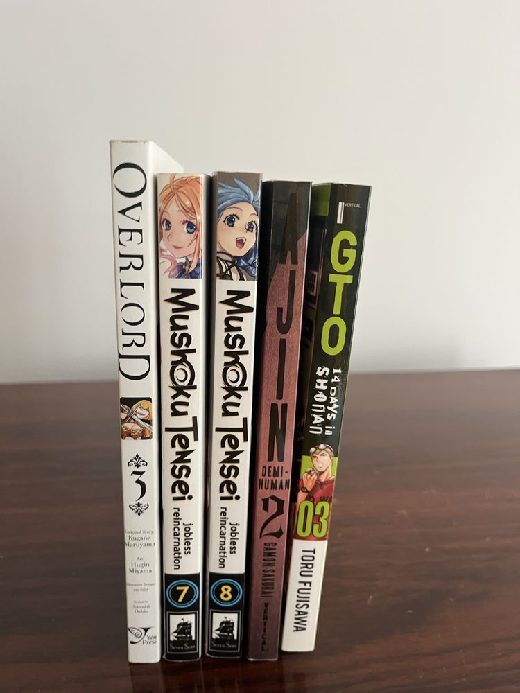 Manga- Diferentes Mangas (Jobless Reincarnation, Overlord, Gto…)