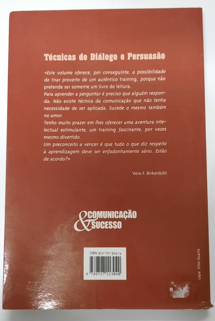 Livro: "Técnicas de Diálogo e Persuasão" de Vera Birkenbihl