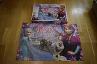 Puzzle brokatowe Kraina Lodu  104 elementy stan idealny