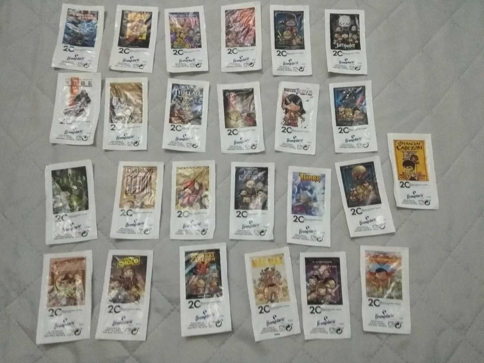 lote de 12 series pacotinhos de açucar 1