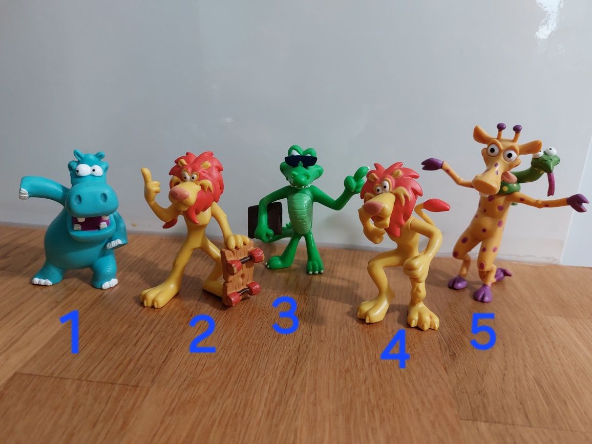 Figuras dos bonecos Bongo