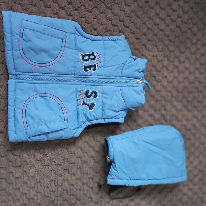 Kamizelka niemowlęca 86/92 niebieska