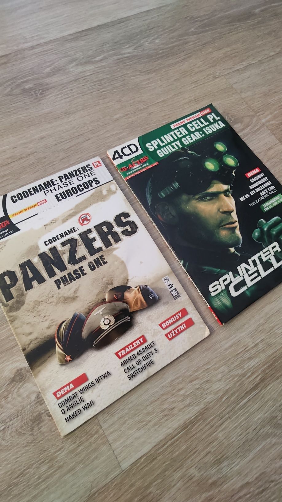 Gry Codename Panzers, Eurocops, Splinter Cell CD Action 2006