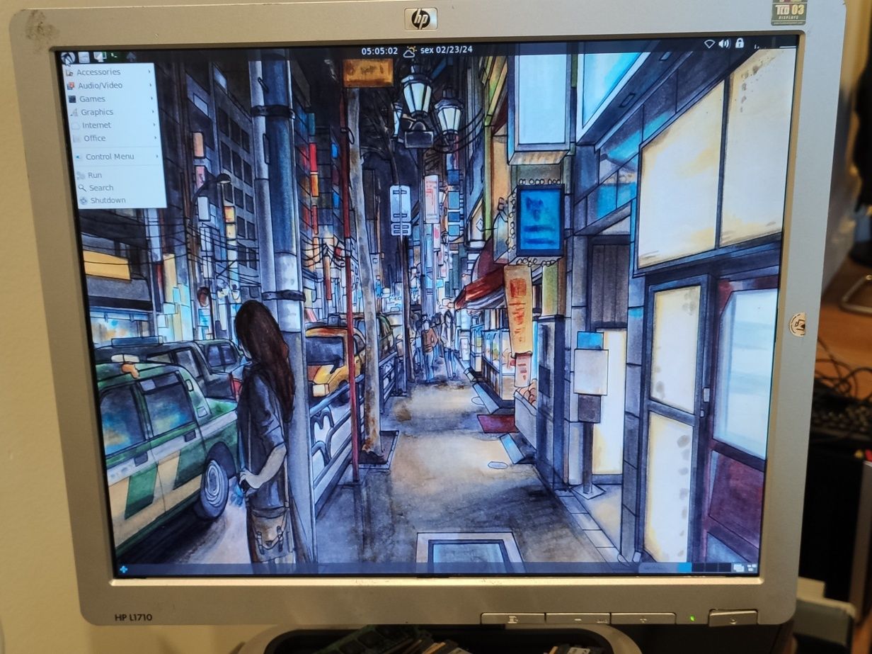 Computador HP com linux