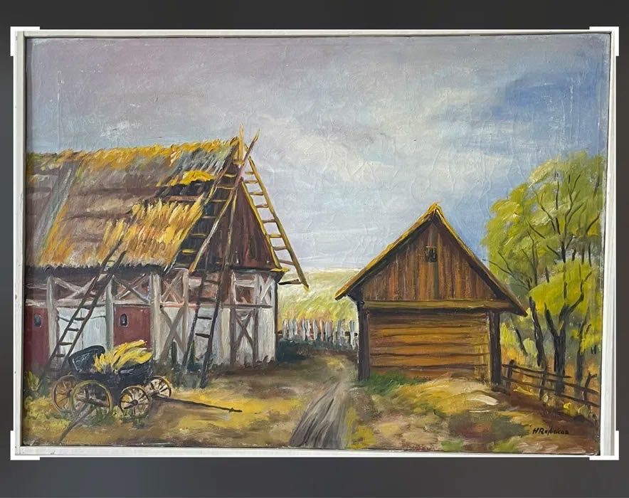 Obraz HENRYK REJBAKOZ - SZOPY - Olej na płótnie - UNIKAT - Okazja