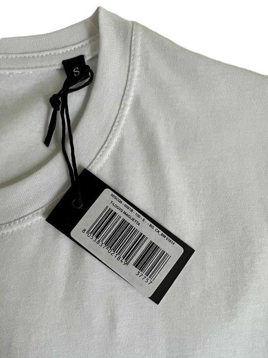 Diesel męski t-shirt koszulka kolor biały logo r. S