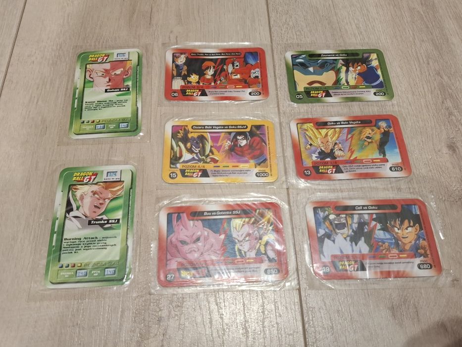Dragon ball chio karty folia 8 sztuk