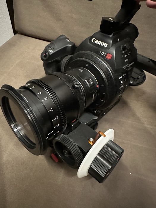 Canon c100 blazar great joy anamorphic adapter