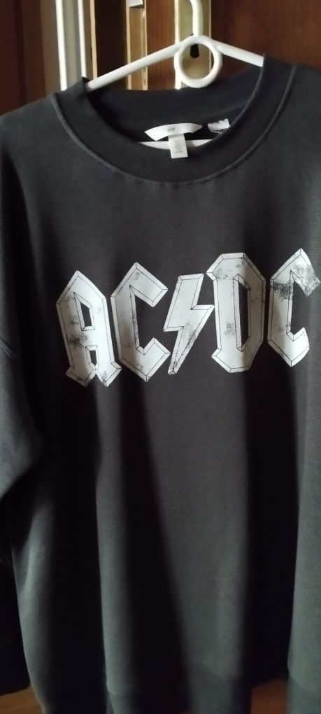 Bluza H&M z napisem ACDC rozm.S