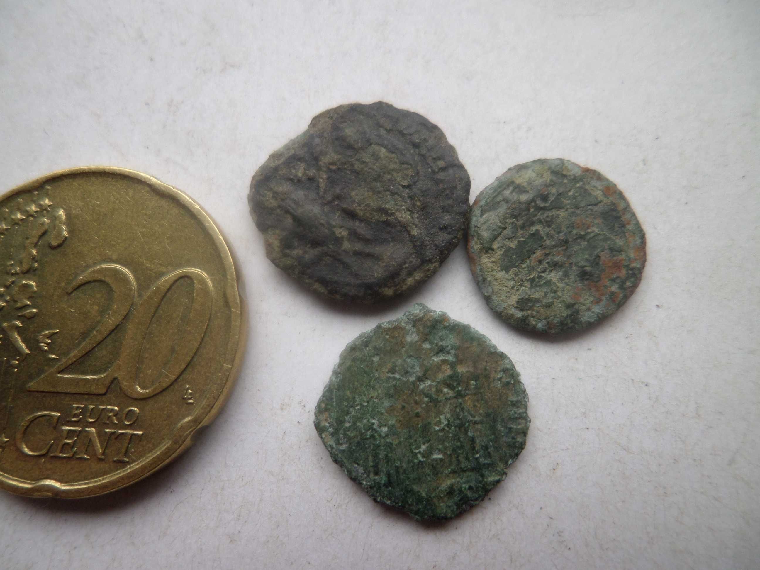 Lote 3 moedas Romanas