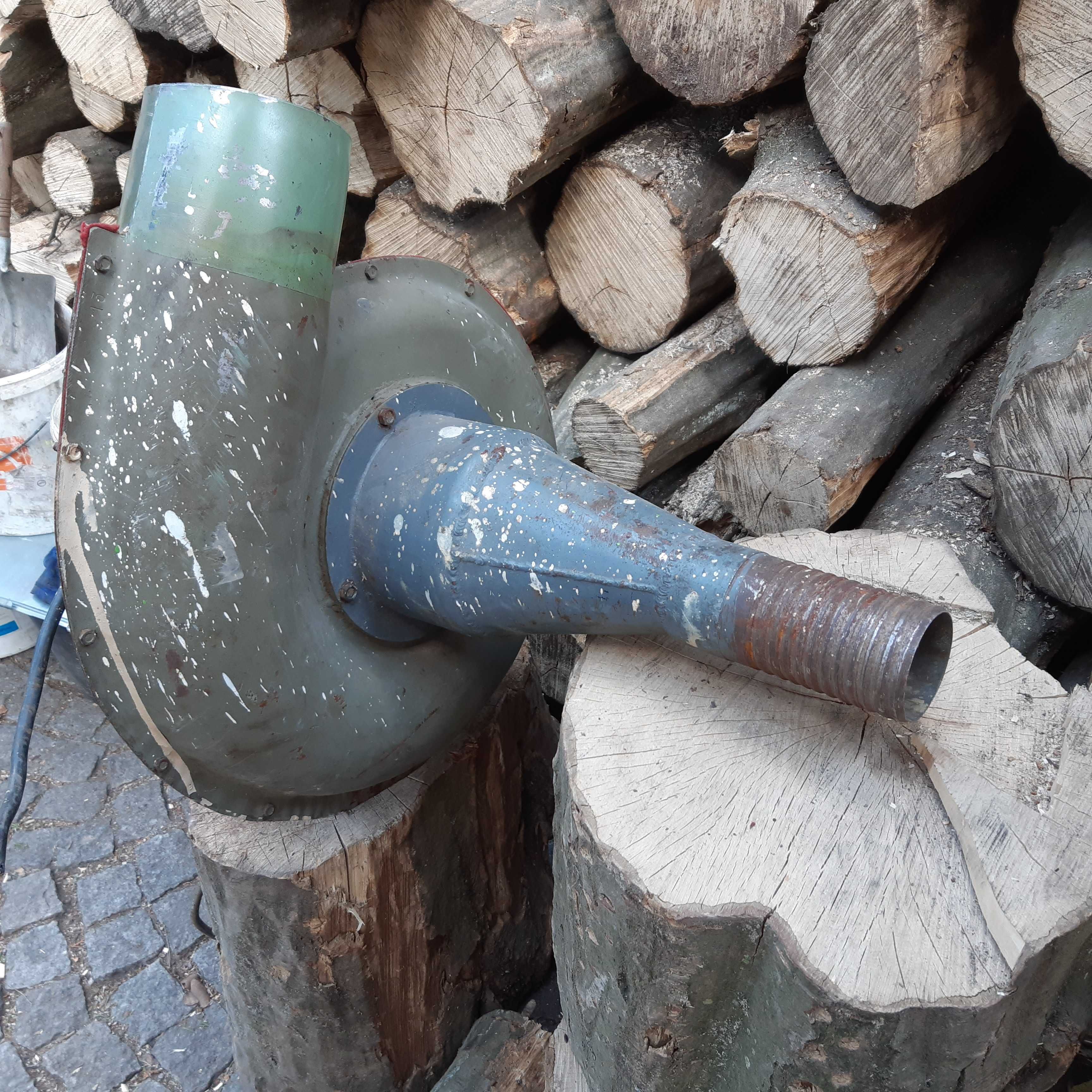 Dmuchawa elektryczna silnik 400v 1.1kW do pieca wyciąg piec kowalski