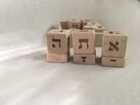 Кубики с Алфавитом Иврит 12шт включая огласовки