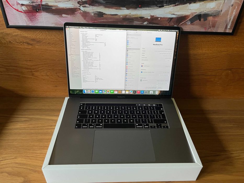 MacBook Pro 16" (2019, A2141), i7/16GB/512GB, 409 cykli, TYLKO 1898 zł