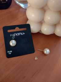Duże kolczyki perły