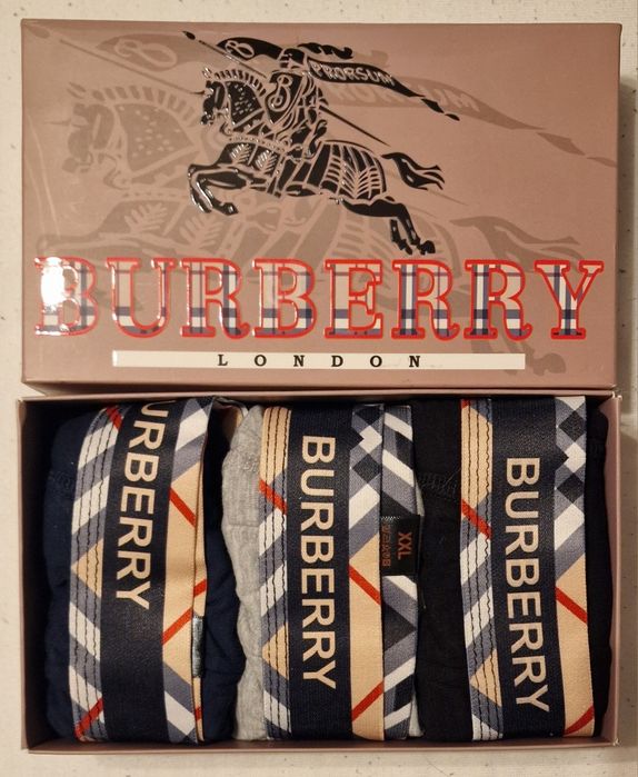 Bokserki męskie 3pack Burberry roz  XL