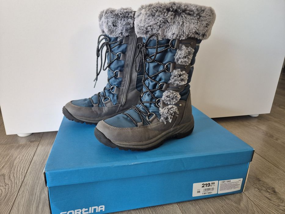 Śniegowce, buty na śnieg Cortina Deichmann rozmiar 35
