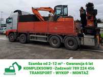Szamba betonowe zbiorniki na szambo 2-12m³ z WYKOPEM kompleks Katowice