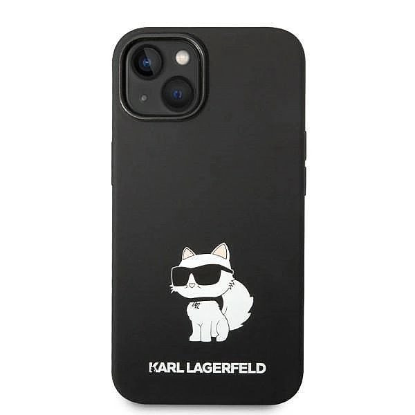 Etui Karl Lagerfeld Silicone Choupette MagSafe na iPhone 14 Plus - cza