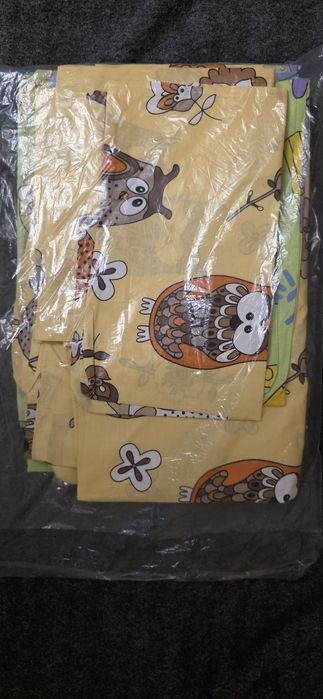 Комплект постельного белья на детскую кроватку