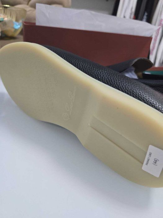 Зимові З хутром  Чоловічі лофери Loro Piana лоро піана пиана 44 розмір