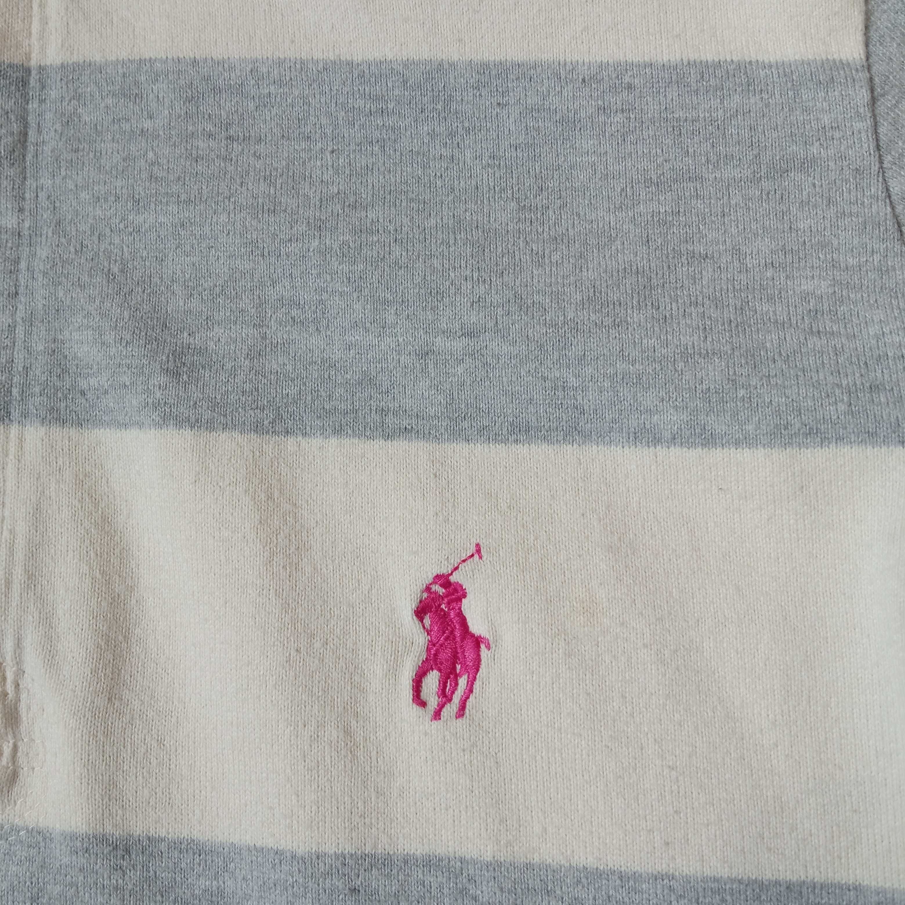 Ralph Lauren Damska Koszulka Polo z Długim Rękawem Longsleeve rozm. M