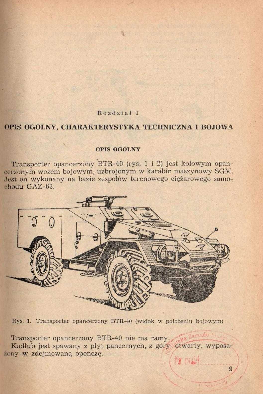 BTR40 instrukcja obsługi transporter BTR-40