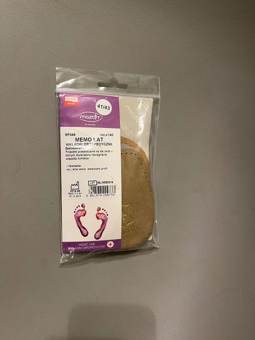 Wkładki ortopedyczne 41/43